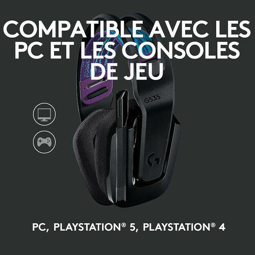 Logitech G535 Lightspeed - Noir