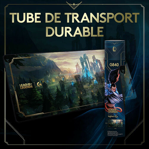 Logitech G G840 XL Gaming Mouse Pad - Edition League of Legends