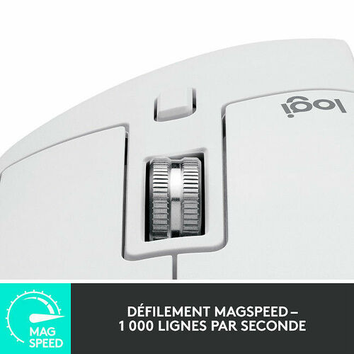 Logitech MX Master 3S (Gris Pâle)