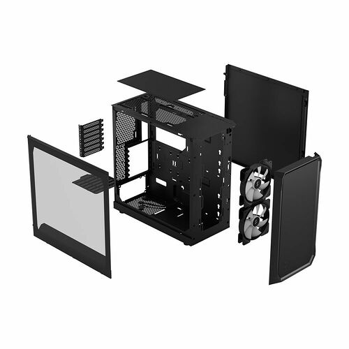Fractal Design Focus 2 RGB TG - Noir
