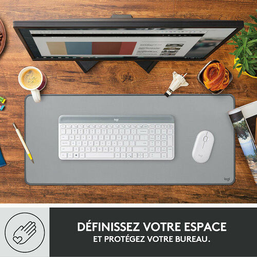 Logitech Desk Mat Studio Series (Gris)