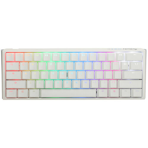 Ducky Channel One 3 Mini White (Cherry MX Red) (AZERTY) - Clavier