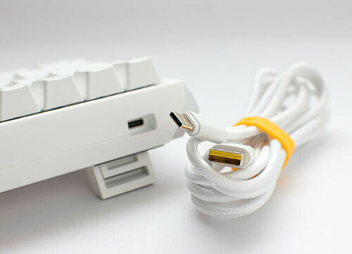 Ducky Channel One 3 Mini White (Cherry MX Black) (AZERTY)