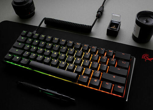 Ducky Channel One 3 Mini Black (Cherry MX Red) (AZERTY)