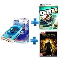 Carte graphique HIS Radeon HD 6770 IceQ X Turbo, 1 Go + Dirt 3