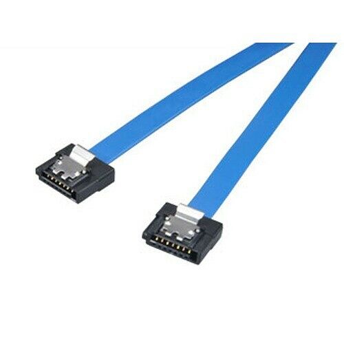 Câble SATA slim à verrouillage Akasa, 30 cm, Bleu