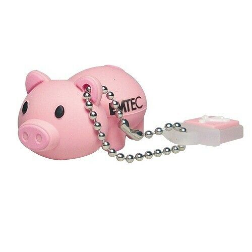Clé USB 2.0 Cochon, 8 Go, Emtec
