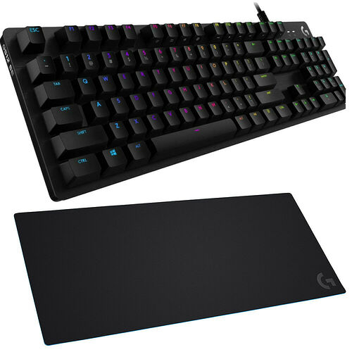 Logitech G512 SE (Switch GL Clicky) (AZERTY) + Tapis de Souris Gaming G840 XL