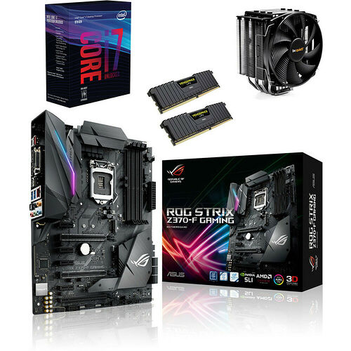 マザーボード ASUS ROG STRIX Z370-I GAMING + i7 8700K ROG STRIX