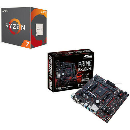Asus PRIME B350M-E + AMD Ryzen 7 1800X (3.6 GHz)