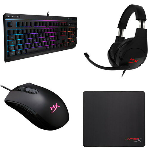 HyperX Alloy Core RGB + Cloud Stinger + Pulsefire Core + Fury S Pro S