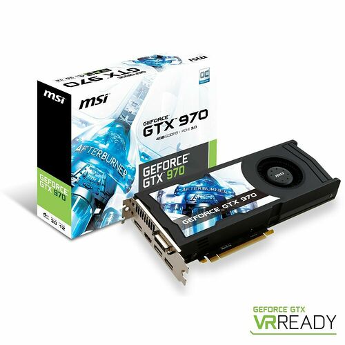 Msi Geforce Gtx 970 Cuda MSI GeForce GTX 970 Overclocked Graphics