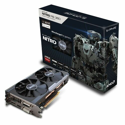 Sapphire Radeon R9 380 NITRO Dual-X OC (UEFI / Backplate), 2 Go
