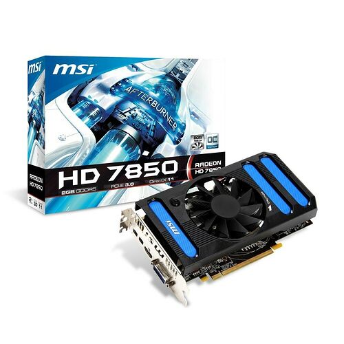 Carte graphique MSI Radeon HD 7850 OC, 2 Go