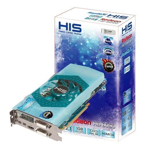 Carte graphique HIS Radeon HD 6950, 1 Go