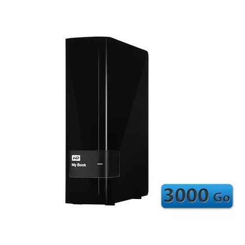 WD My Book Disque Dur Externe 2 to USB 3.0 Sauvegarde et Stockage de fichiers