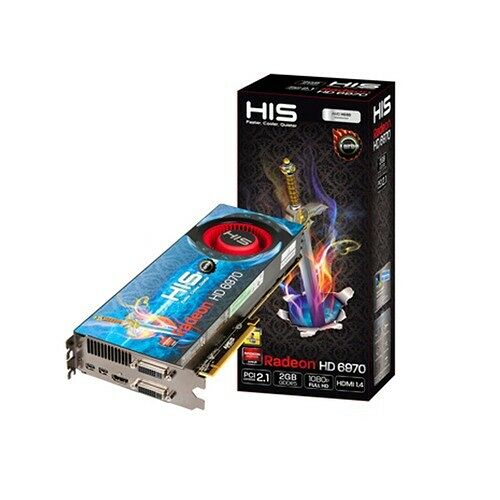 Carte Graphique HIS Radeon HD 6970 H697F2G2M, 2 Go