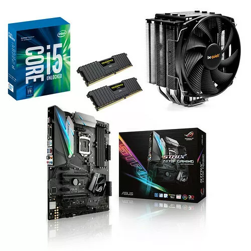 Kit d'évo Core i5-7600K + Asus STRIX Z270F GAMING + Dark Rock 3 +