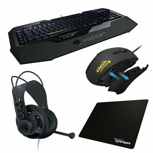 Pack Gaming Roccat, Isku (AZERTY) + Kiro + Renga + Kanga