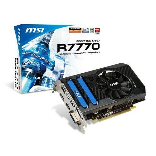 Carte graphique MSI Radeon HD 7770, 1 Go + jeu