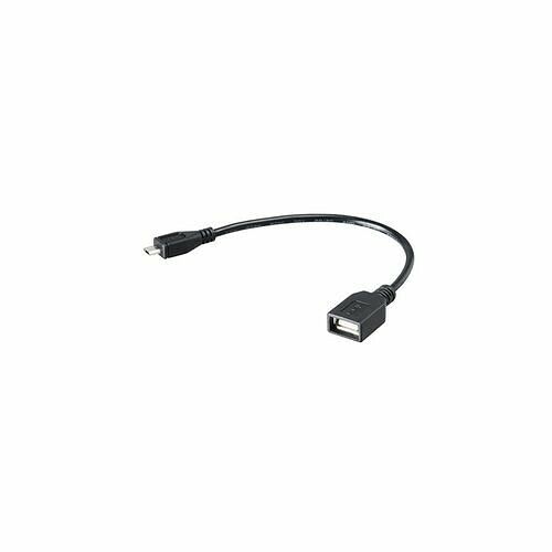 Câble OTG micro USB mâle vers USB femelle, 15 cm, Akasa