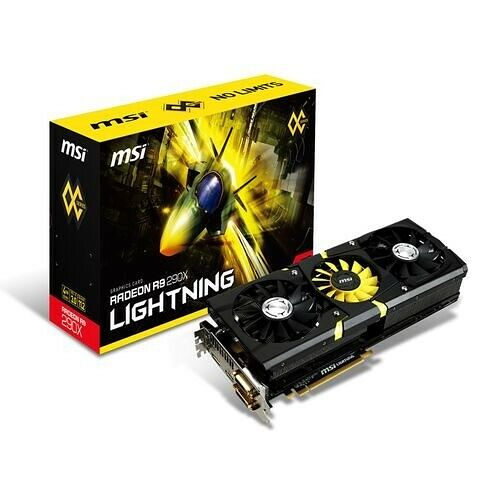 Carte Graphique MSI Radeon R9 290X Lightning, 4 Go