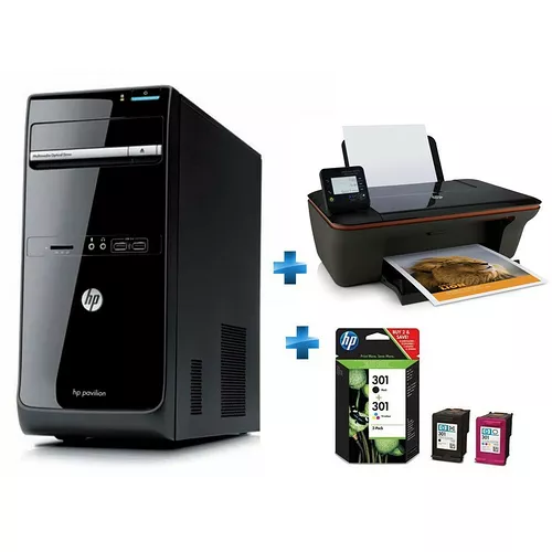 Hp Pavilion P6 2290ef Multifonction Jet Dencre 2 Cartouches Ordinateur De Bureau Top Achat 1054