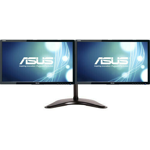 Pack Dual Screen, Asus VE247H + Support NewStar D335D, Noir
