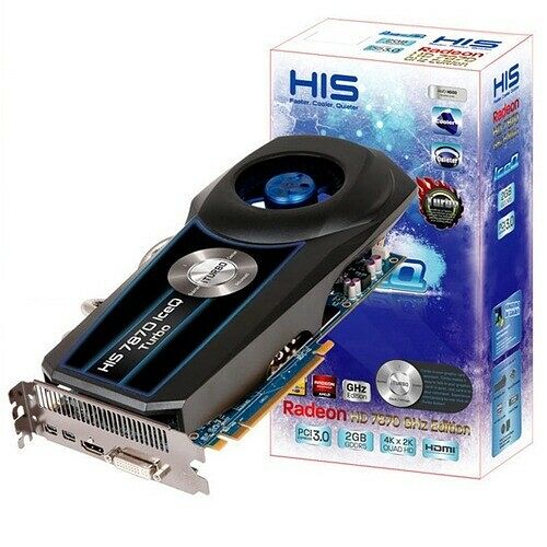 Carte graphique HIS Radeon HD7870 IceQ Turbo, 2 Go