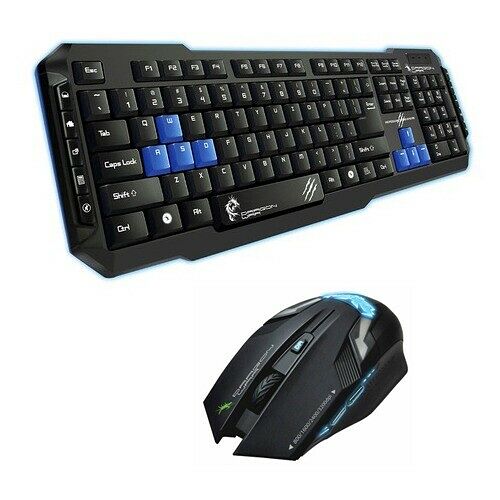 Pack Gaming Dragon War, Clavier Desert Eagle (AZERTY) + Souris Unicorn G8