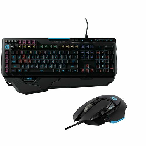 Pack Gaming Logitech, Clavier G910 Orion Spark (AZERTY)+Souris G502 Proteus Core
