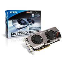 Carte graphique MSI GeForce GTX 570 Twin Frozr III Power Edition, 1280 Mo