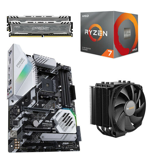 Kit évo Ryzen 7 3700X + Asus PRIME X570 PRO + Dark Rock 4 + 16 Go