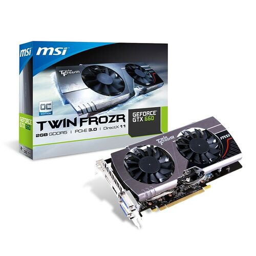Carte graphique MSI GeForce GTX 660 Twin Frozr 3, 2Go