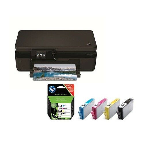 HP Photosmart 5520 + Pack de 4 cartouches noir et couleurs HP 364 -  Imprimante - Top Achat