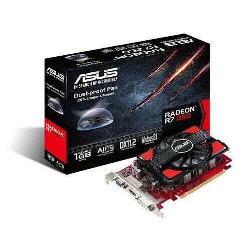 Asus Radeon R7 250, 1 Go