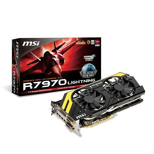 Carte graphique MSI Radeon HD7970 LIGHTNING BE, 3 Go