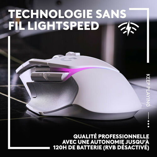 Logitech G502X Plus Blanc