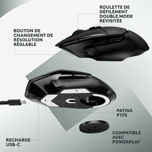 Logitech G502X Lightspeed Black/Core