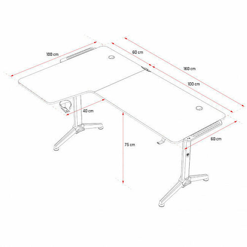 Spirit of Gamer Headquarter RGB 600 Left