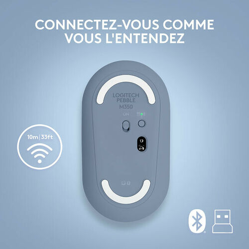 Logitech Pebble M350 Blueberry