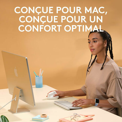 Logitech Lift Off-White - Mac