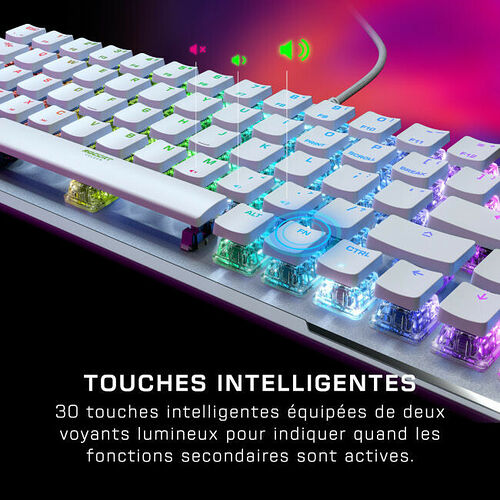 Roccat Vulcan II Mini Blanc (Switch Titan II Optique Linéaire) (AZERTY)