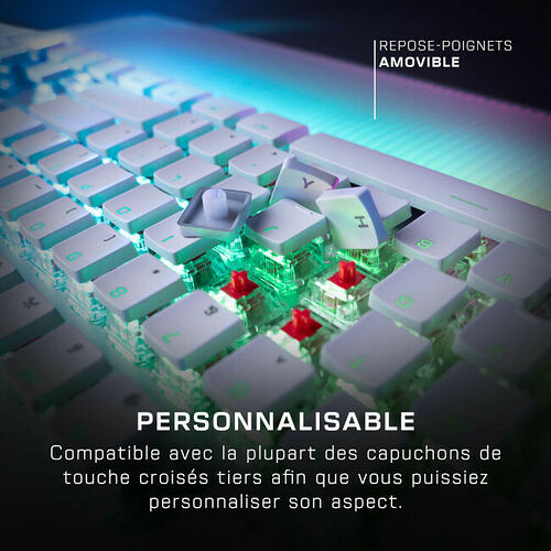 Roccat Vulcan II Max Linéaire - Blanc (AZERTY)