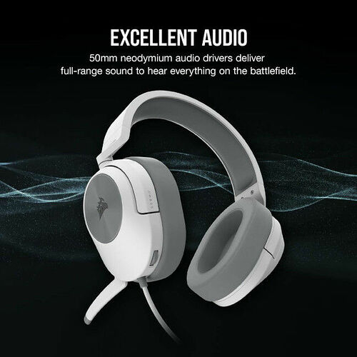 Corsair HS55 Stereo (Blanc)