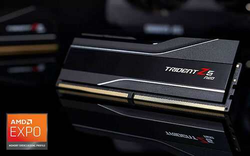 DDR5 G.Skill Trident Z5 Neo Noir - 32 Go (2 x 16 Go) 6000 MHz - CAS 30