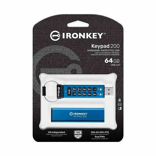 Kingston IronKey Keypad 200 - Type-A - 64 Go