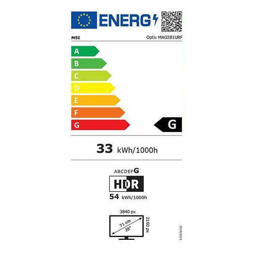MSI Optix MAG281URF G-Sync