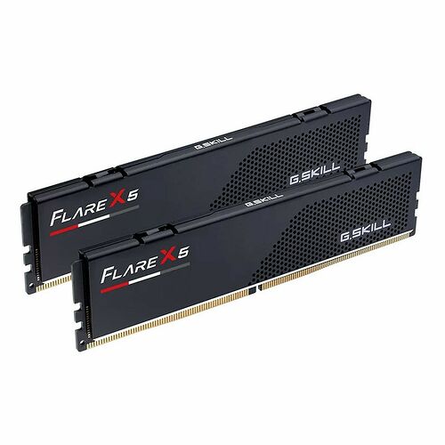 DDR5 G.Skill Flare X5 Noir - 64 Go (2 x 32 Go) 5200 MHz - CAS 40