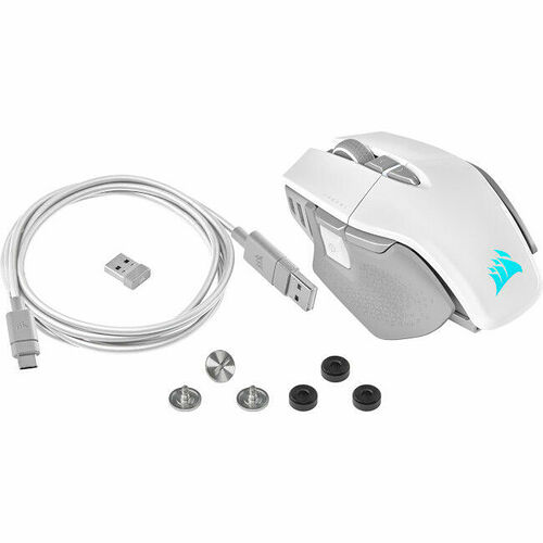 Corsair M65 RGB Ultra Wireless (Blanc)